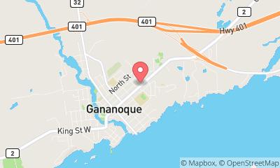 map, Gananoque Certified Service Express